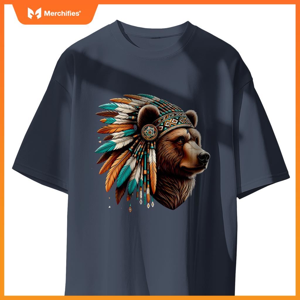 Native American Bear Artwork Native American Heritage T-Shirt