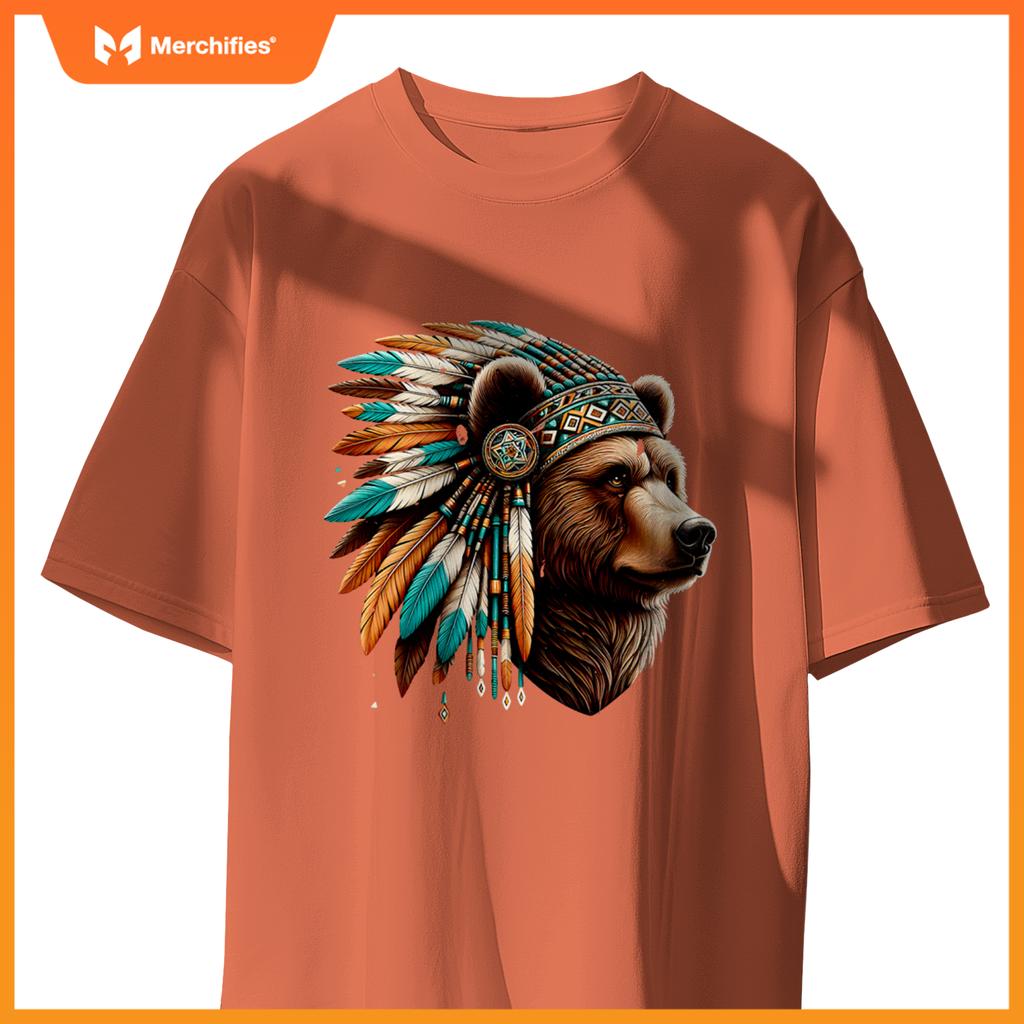 Native American Bear Artwork Native American Heritage T-Shirt