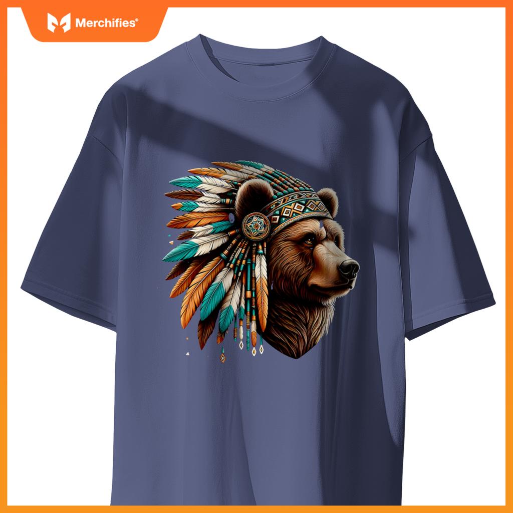 Native American Bear Artwork Native American Heritage T-Shirt