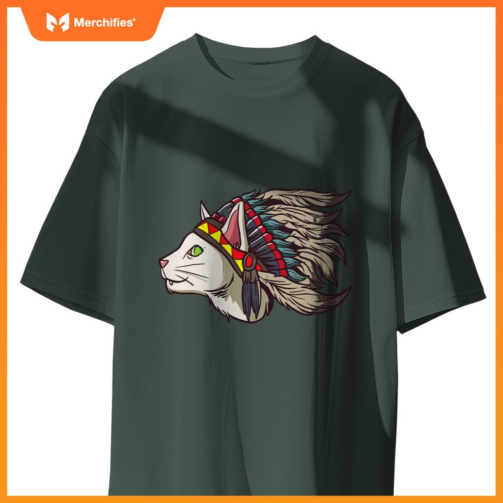 Native American Cat Lover T-Shirt
