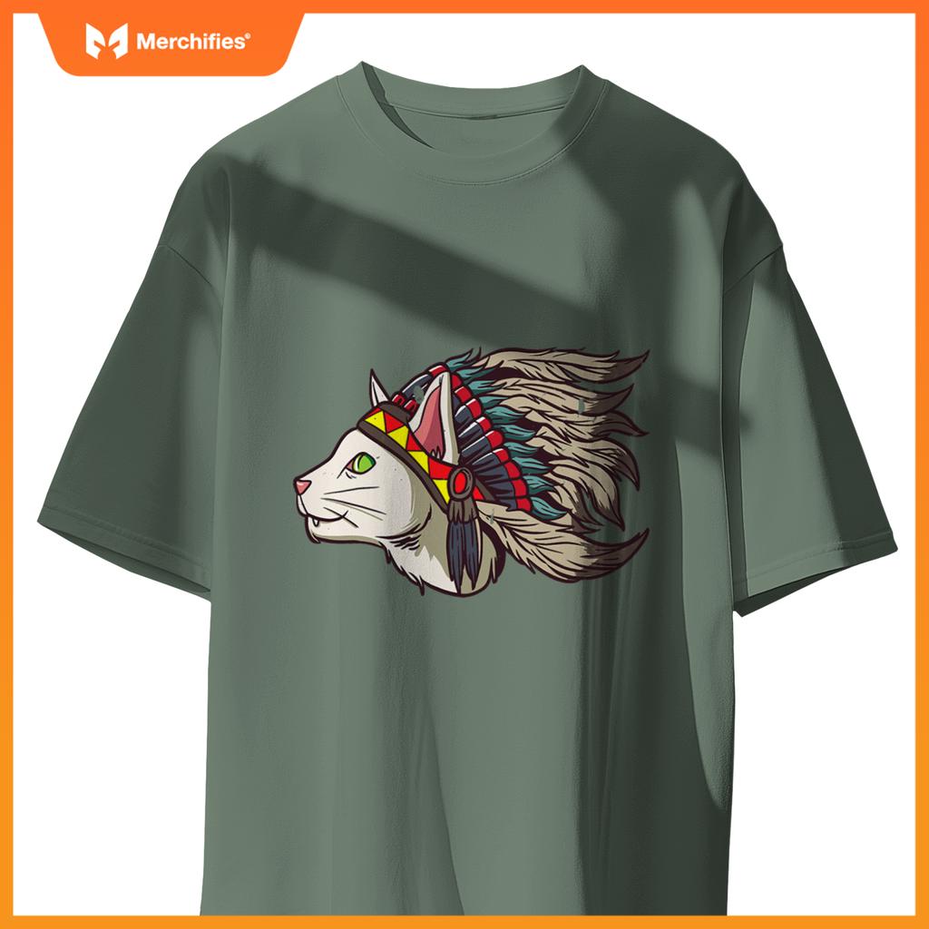 Native American Cat Lover T-Shirt