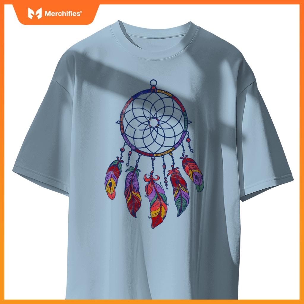 Native American Indian Colorful Dreamcatcher Fears T-Shirt