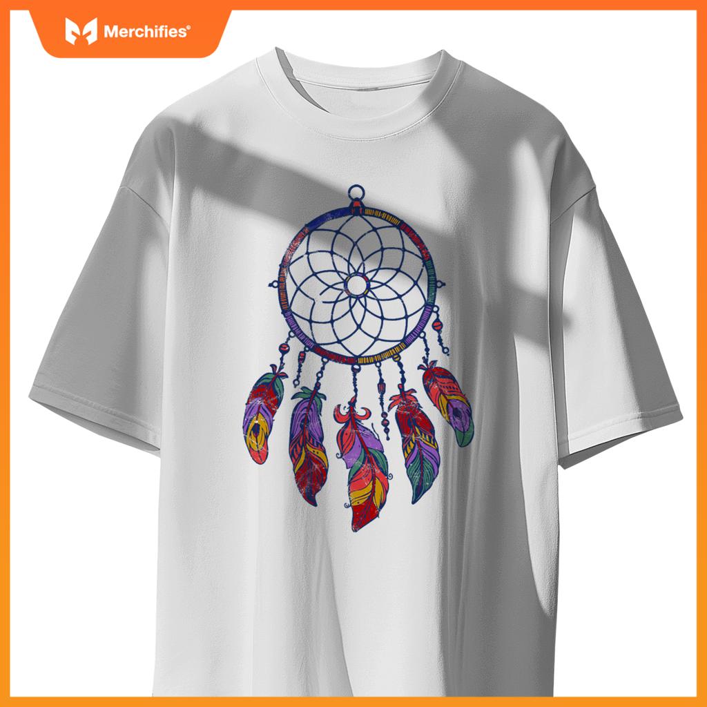 Native American Indian Colorful Dreamcatcher Fears T-Shirt