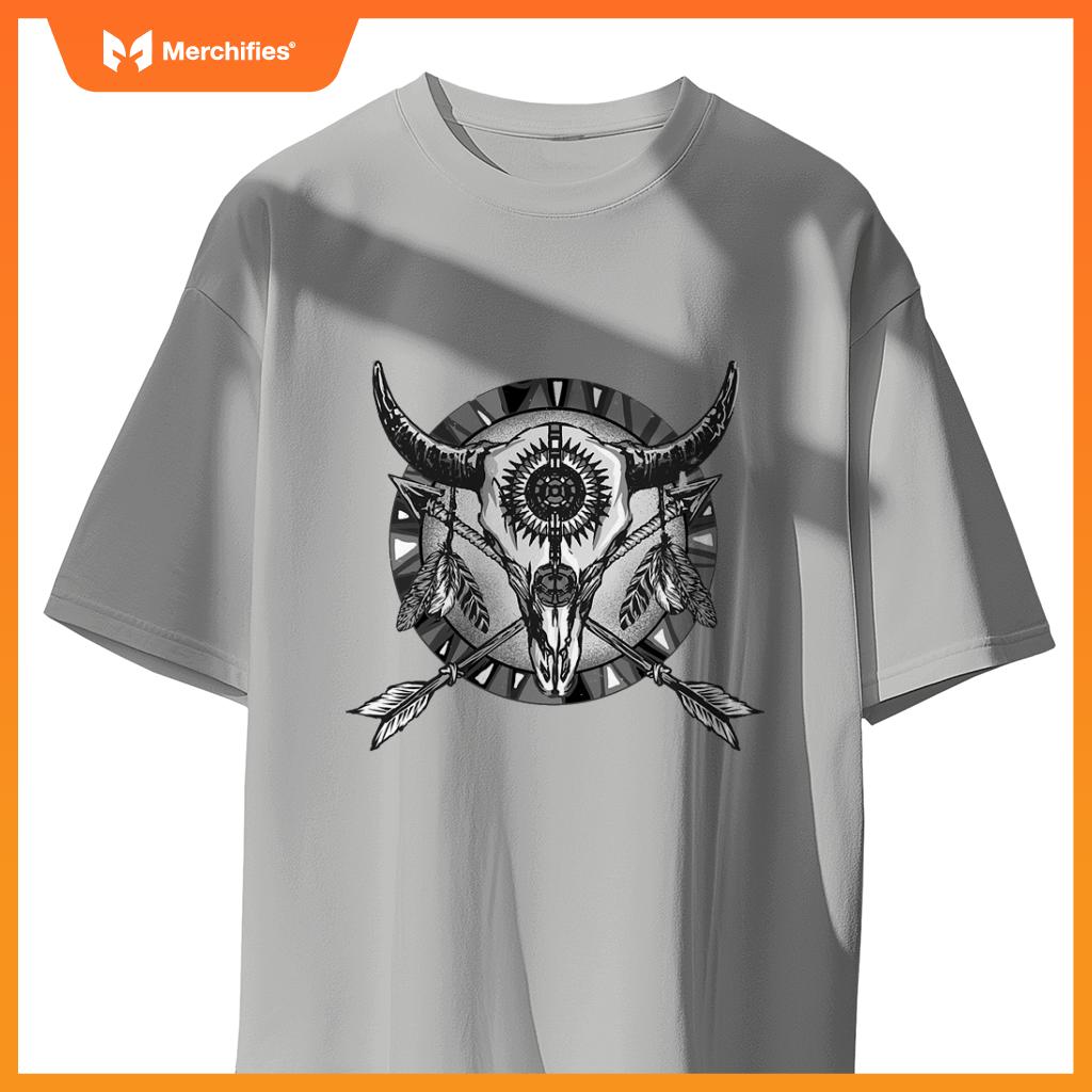 Native American Indian Cross Arrows Men Women T-Shirt