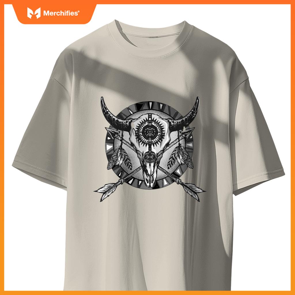 Native American Indian Cross Arrows Men Women T-Shirt