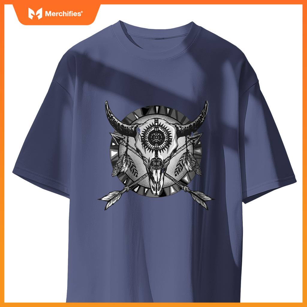 Native American Indian Cross Arrows Men Women T-Shirt