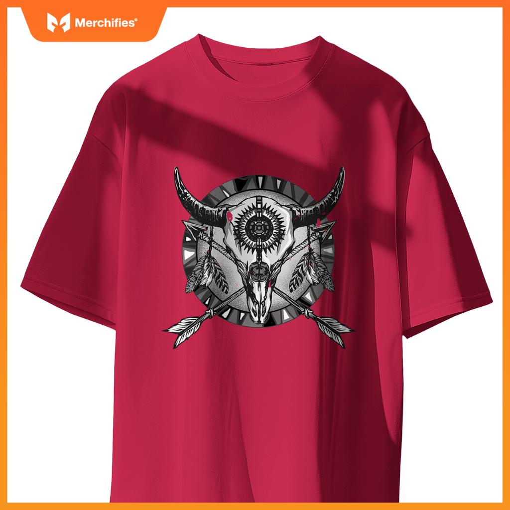 Native American Indian Cross Arrows Men Women T-Shirt