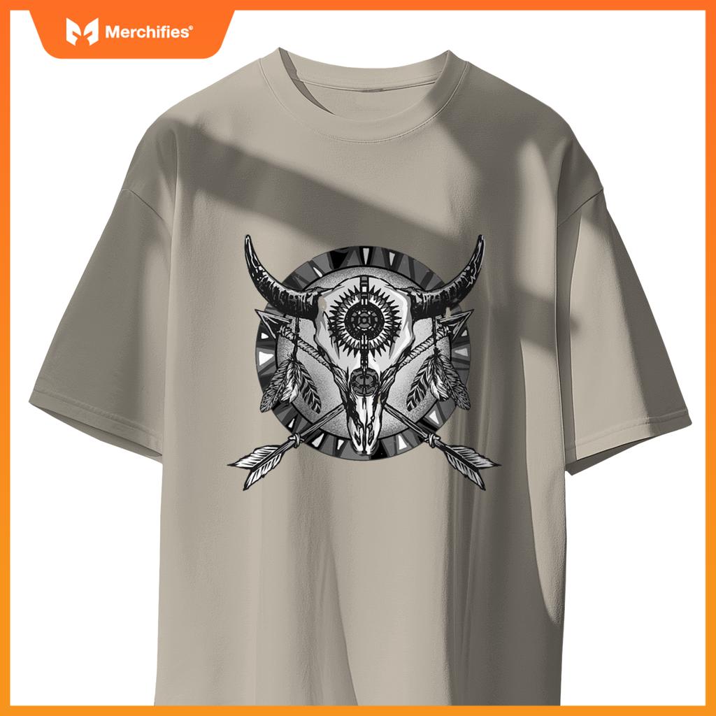 Native American Indian Cross Arrows Men Women T-Shirt