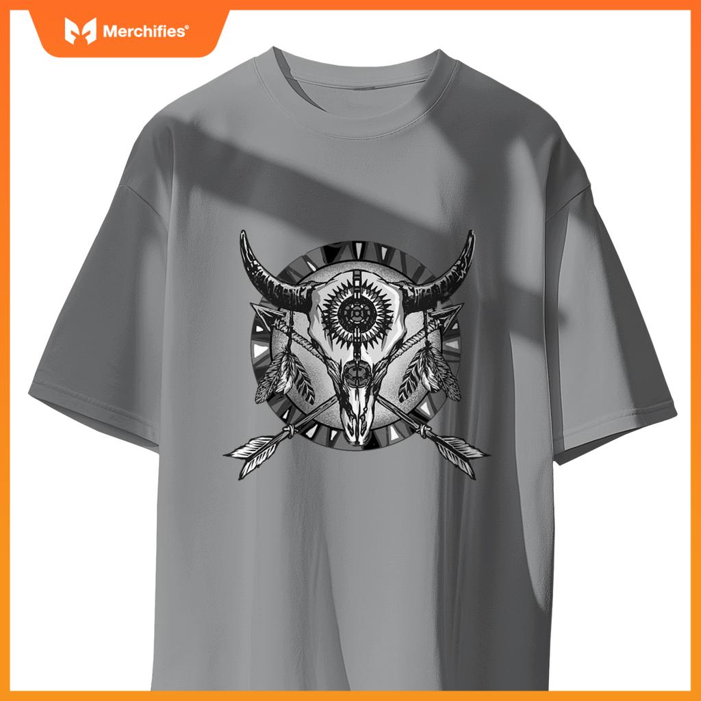 Native American Indian Cross Arrows Men Women T-Shirt