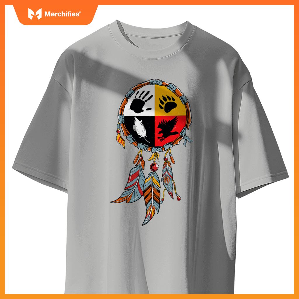 Native American Medicine Wheel Indigenous T-Shirt