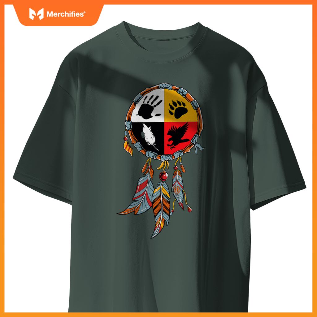 Native American Medicine Wheel Indigenous T-Shirt