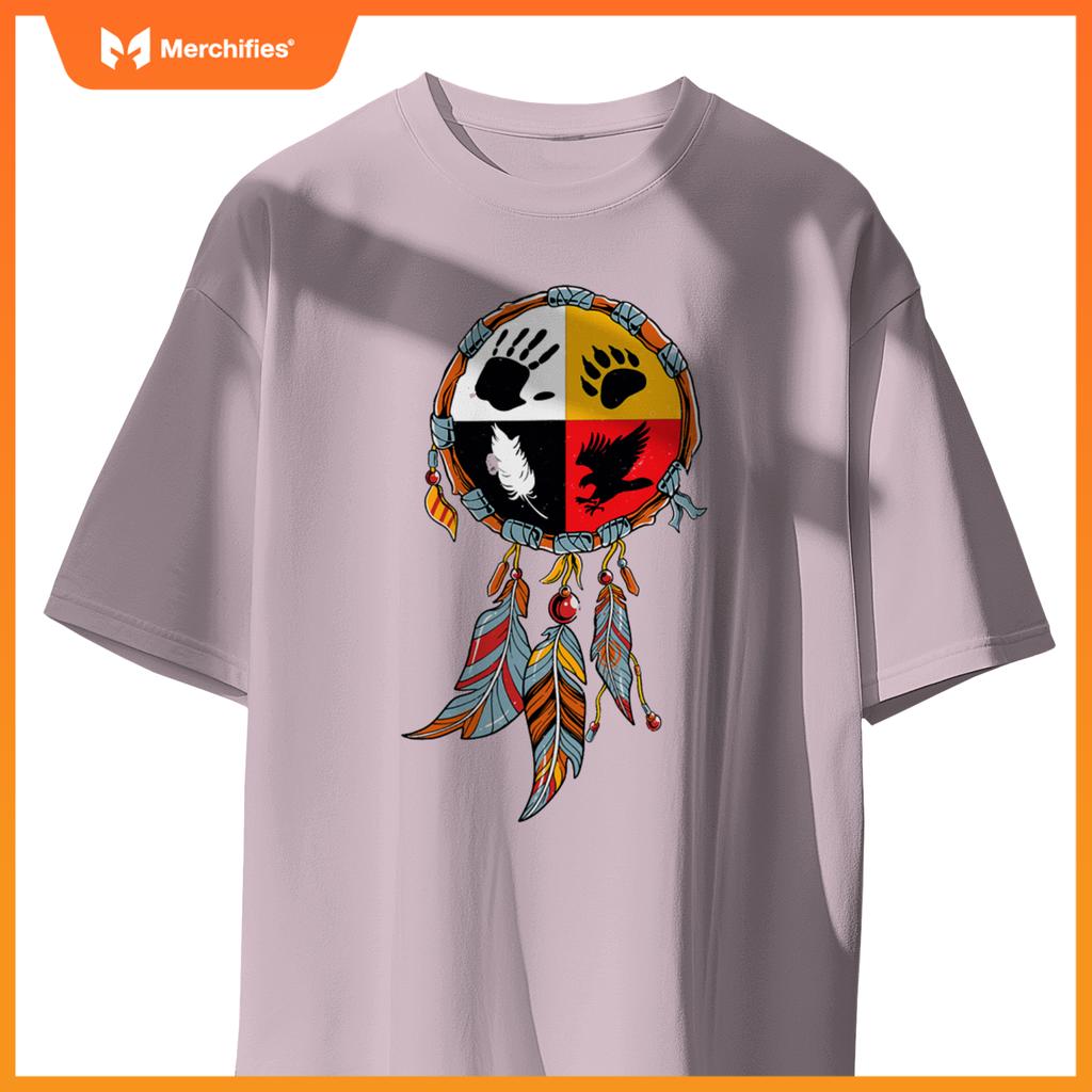 Native American Medicine Wheel Indigenous T-Shirt