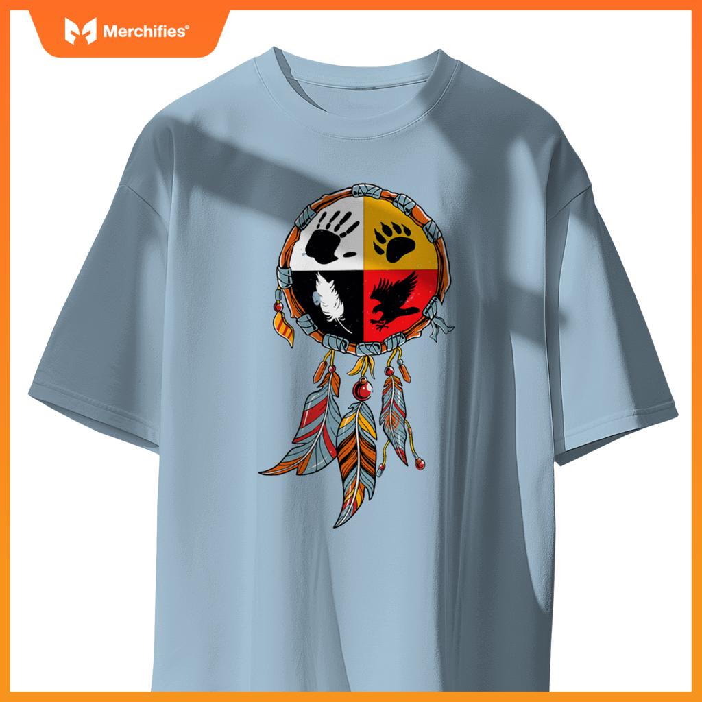 Native American Medicine Wheel Indigenous T-Shirt