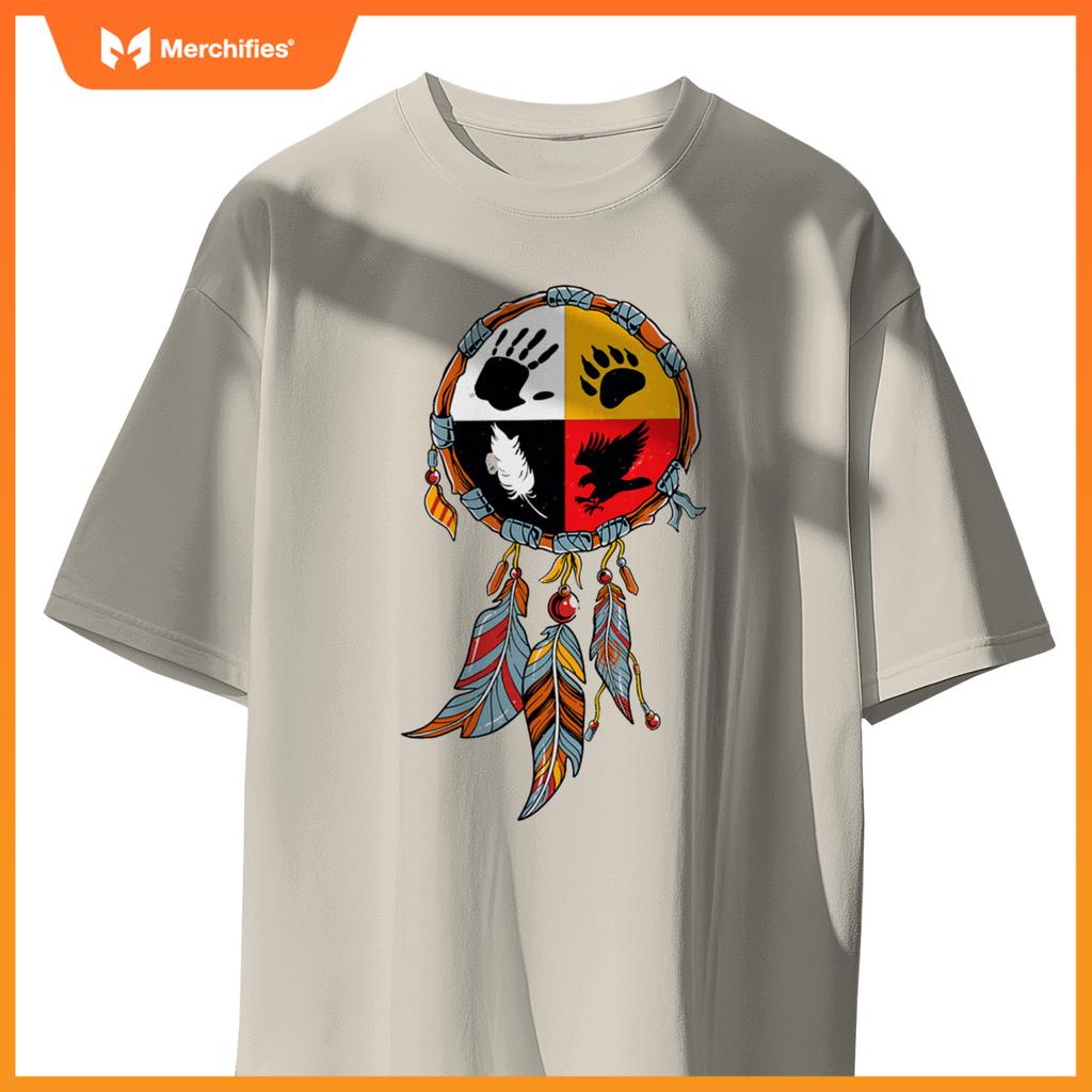 Native American Medicine Wheel Indigenous T-Shirt