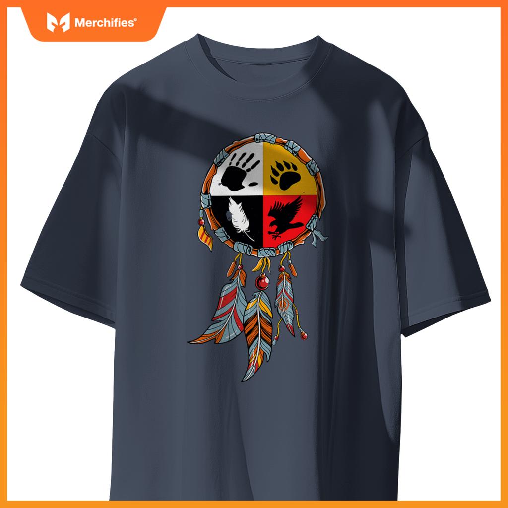 Native American Medicine Wheel Indigenous T-Shirt