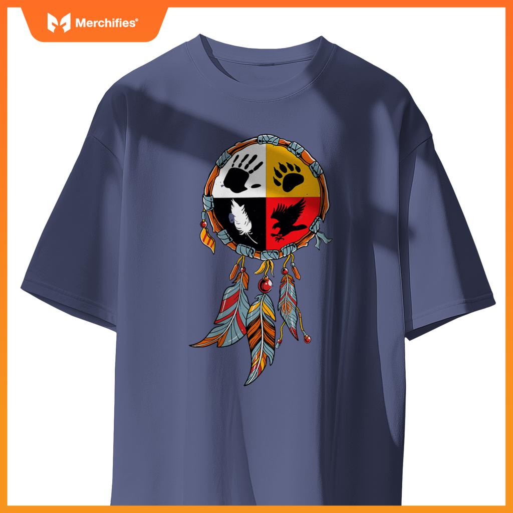 Native American Medicine Wheel Indigenous T-Shirt