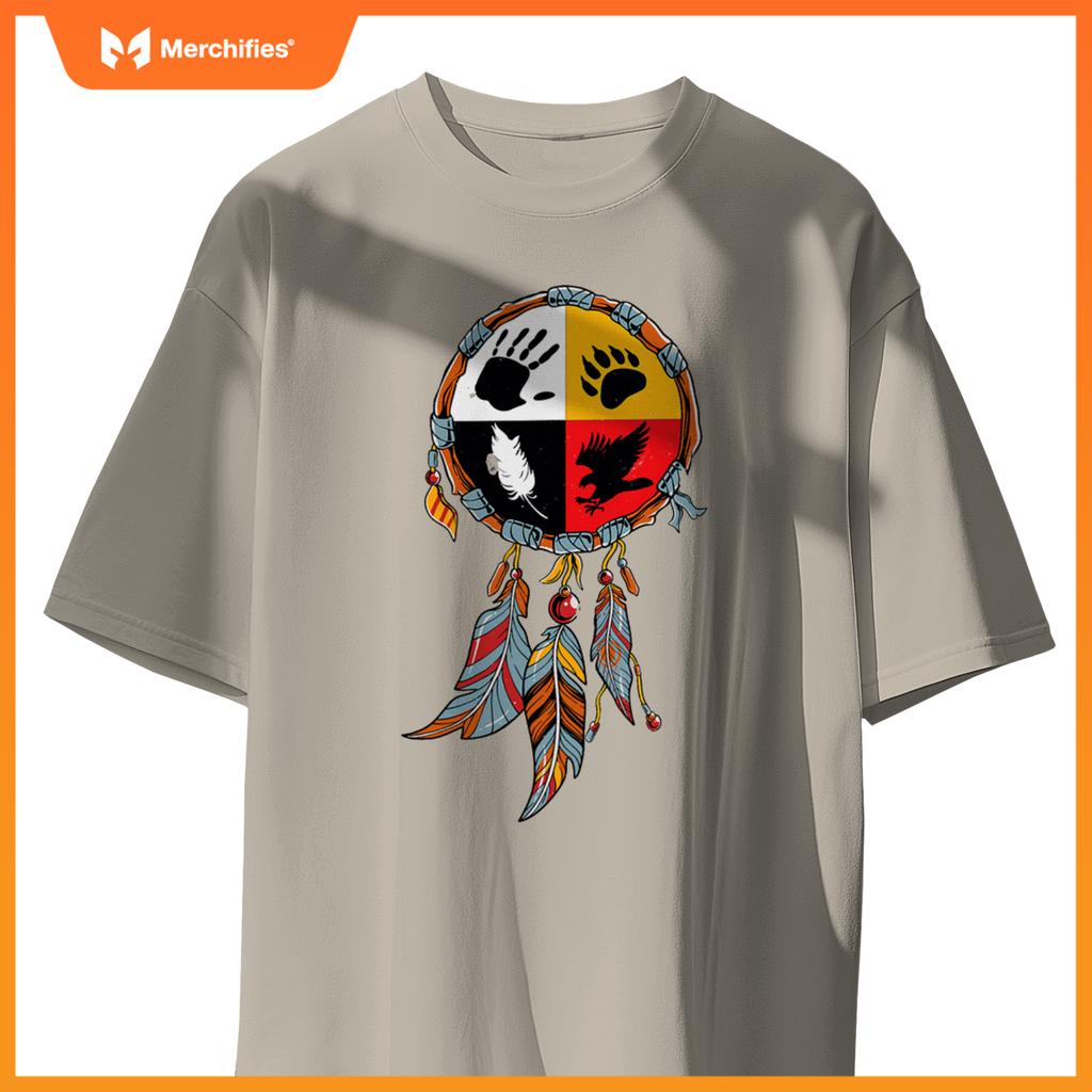 Native American Medicine Wheel Indigenous T-Shirt