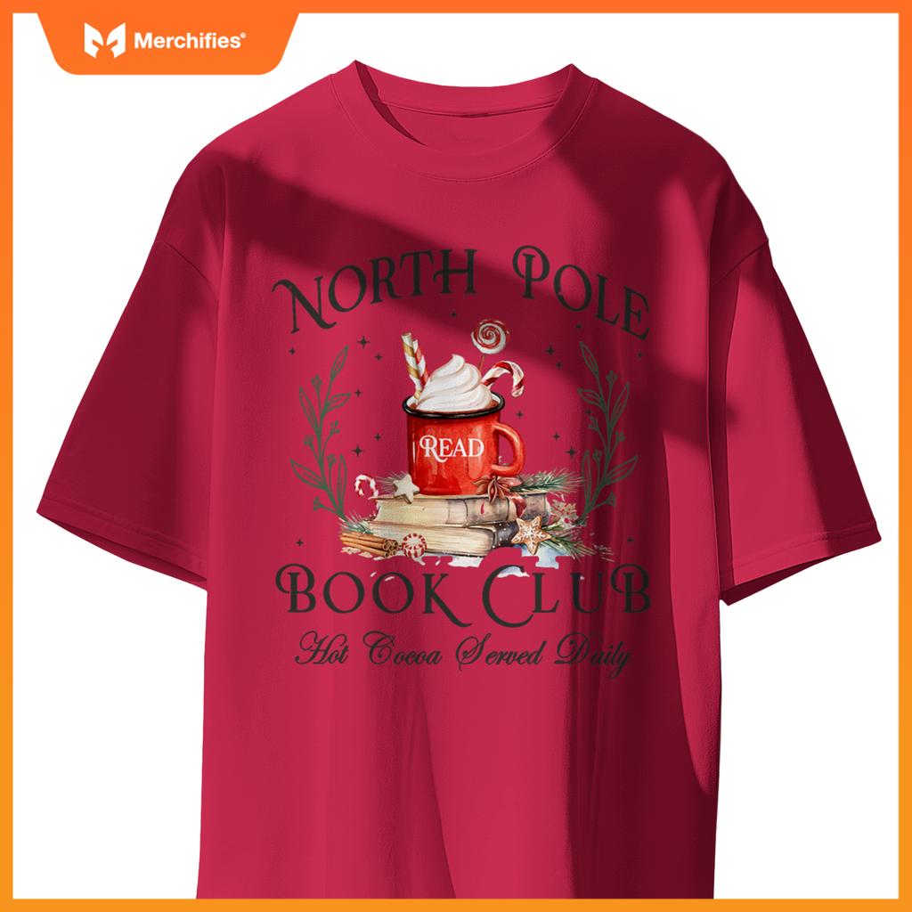 North pole read book club, christmas teacher read more books