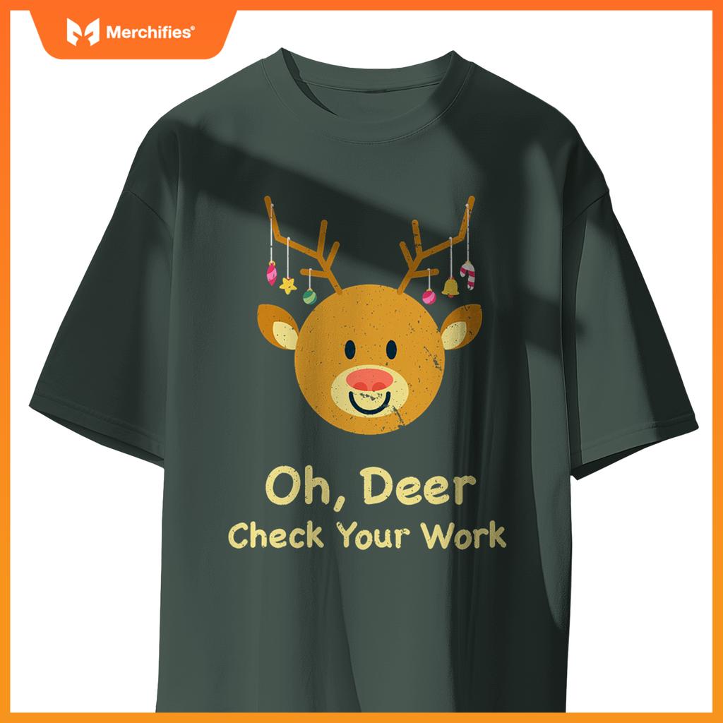 Oh deer check your work  christmas teacher teach school