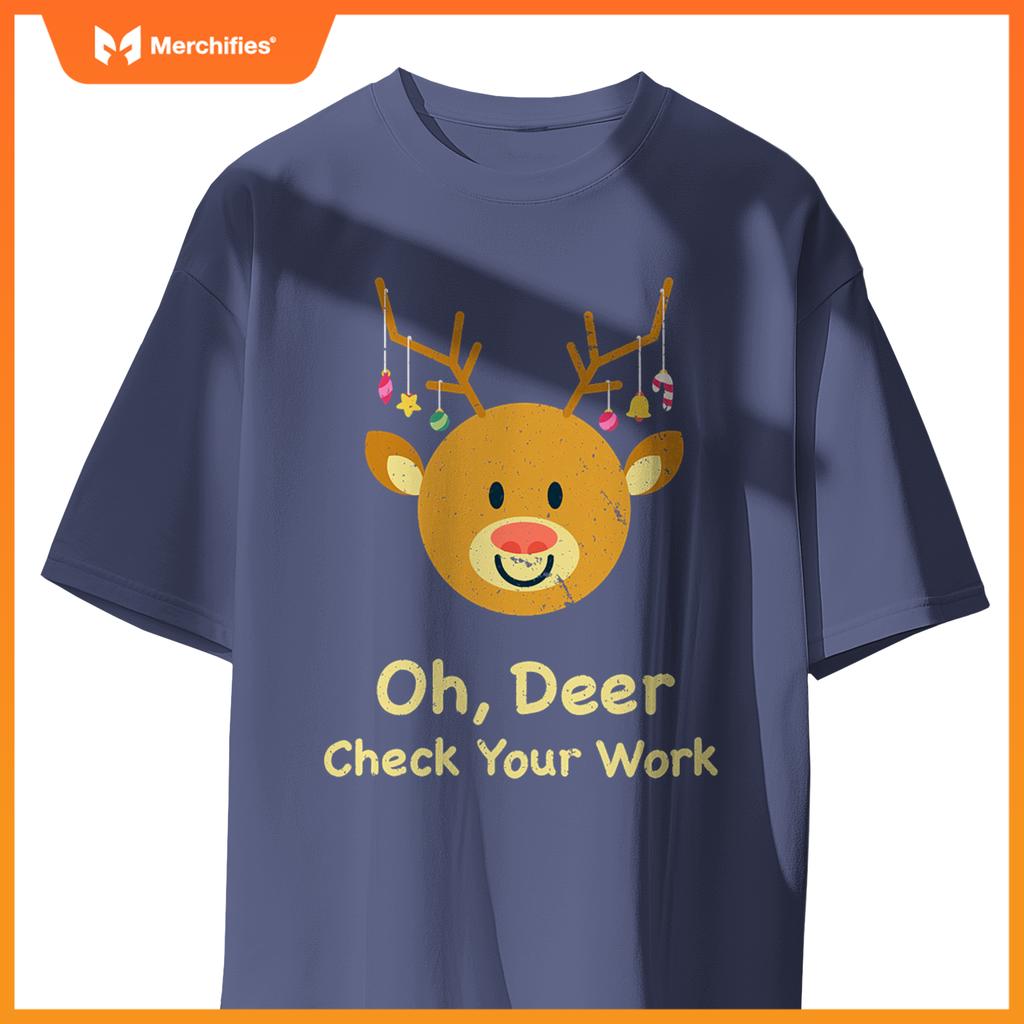 Oh deer check your work  christmas teacher teach school