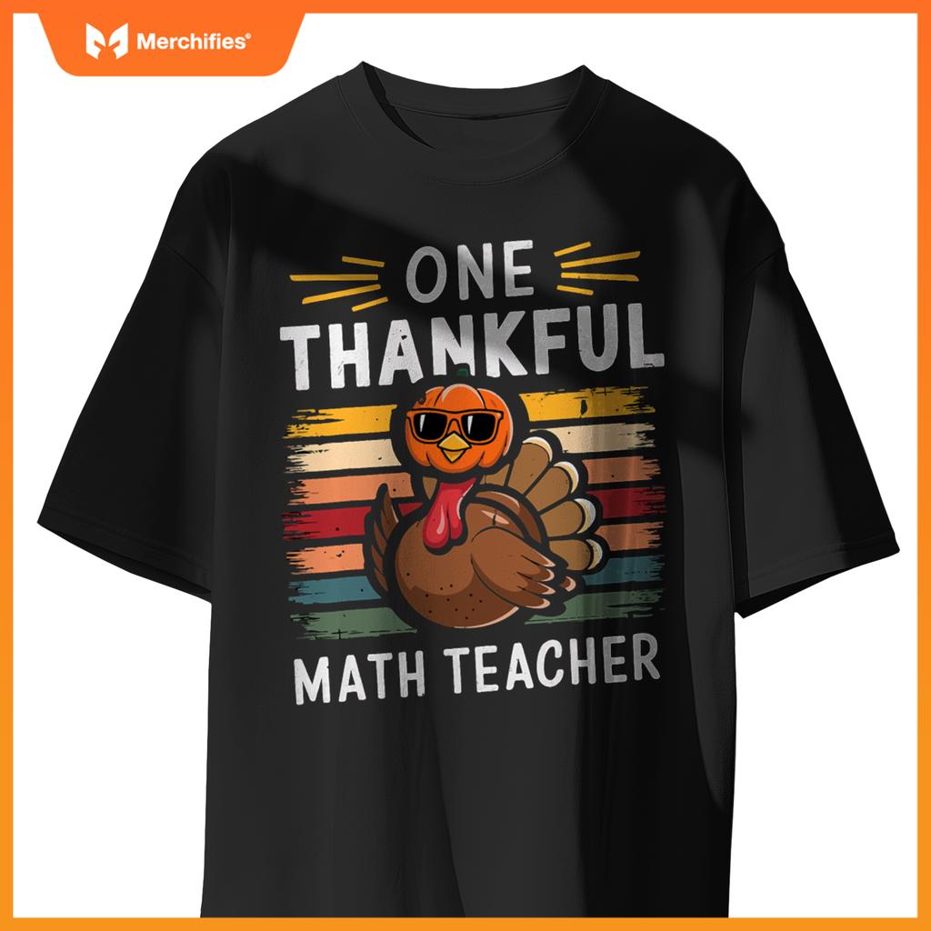 One thankful math teacher vintage thanksgiving math teacher