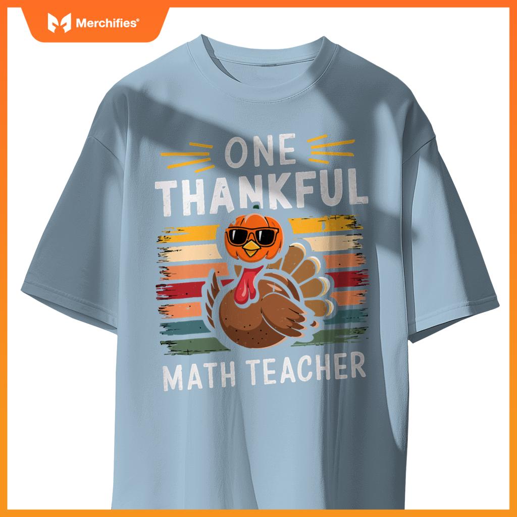One thankful math teacher vintage thanksgiving math teacher