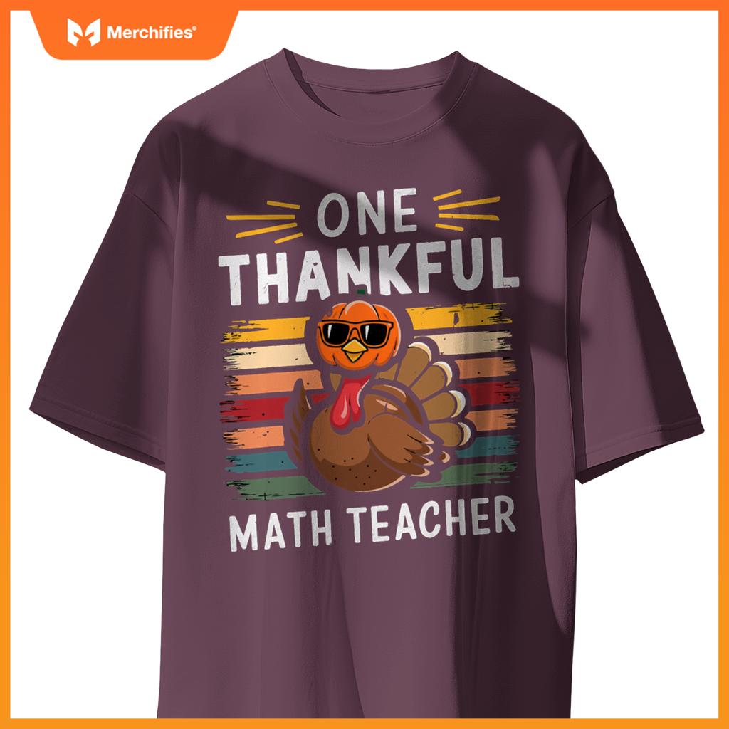 One thankful math teacher vintage thanksgiving math teacher