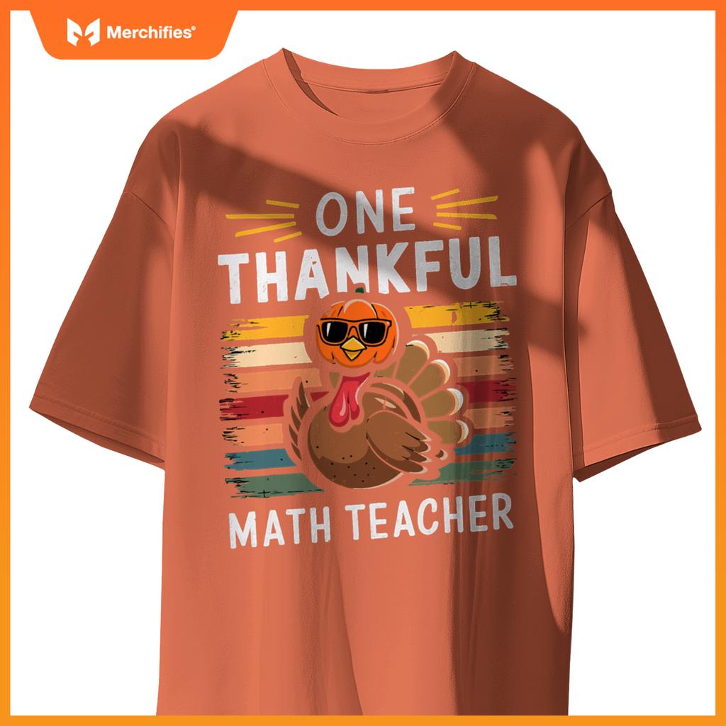 One thankful math teacher vintage thanksgiving math teacher