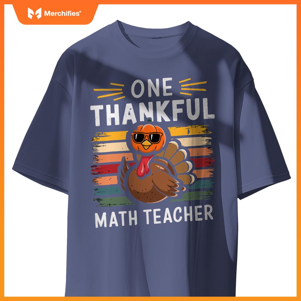 One thankful math teacher vintage thanksgiving math teacher