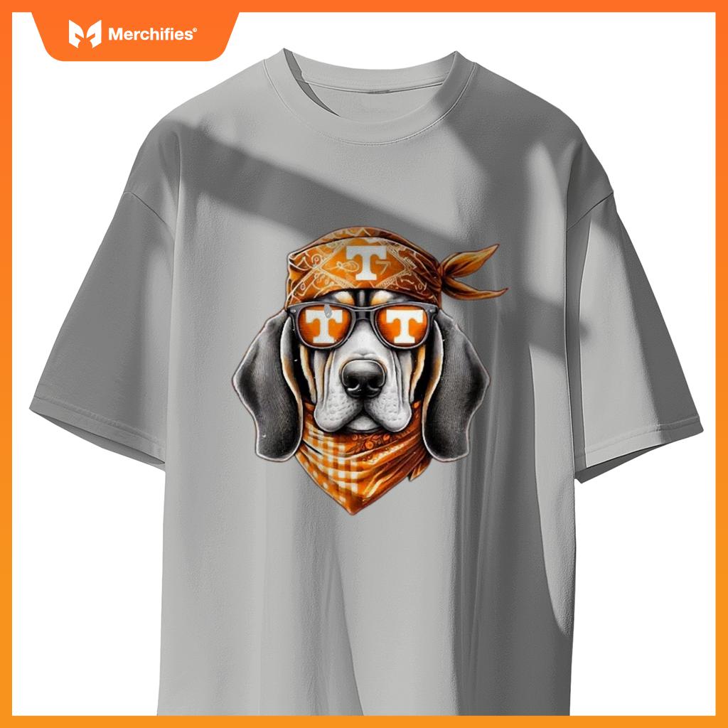 Orange Blooded Tennessee Hound Native Home Tn State Pride T-Shirt
