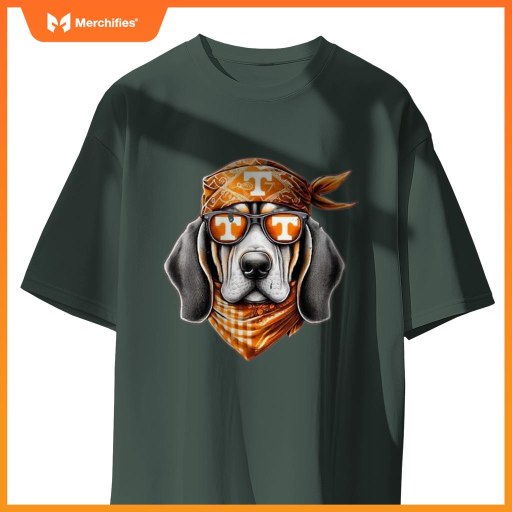 Orange Blooded Tennessee Hound Native Home Tn State Pride T-Shirt