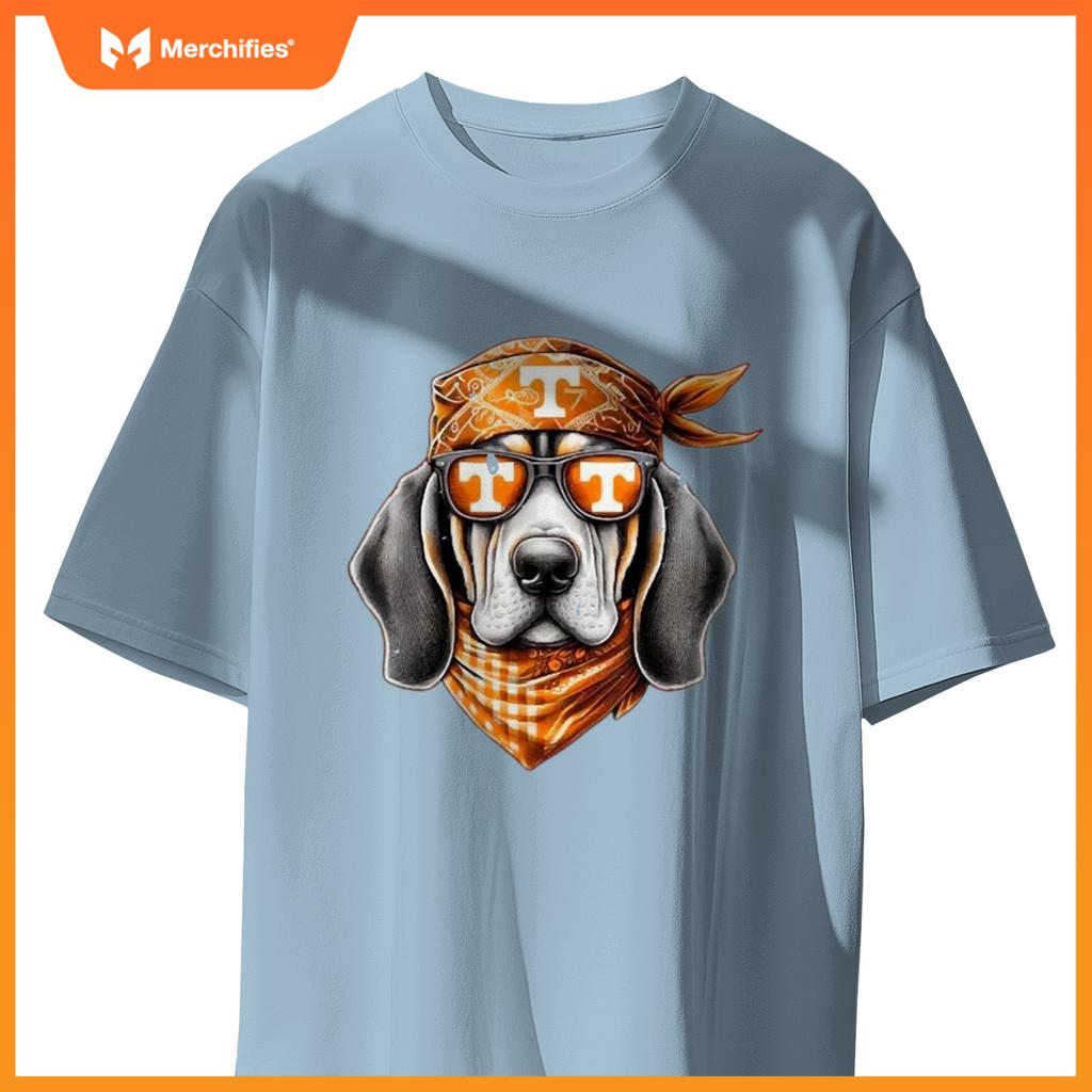 Orange Blooded Tennessee Hound Native Home Tn State Pride T-Shirt