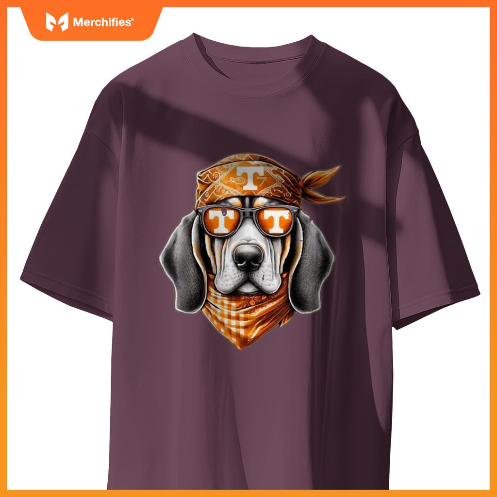 Orange Blooded Tennessee Hound Native Home Tn State Pride T-Shirt