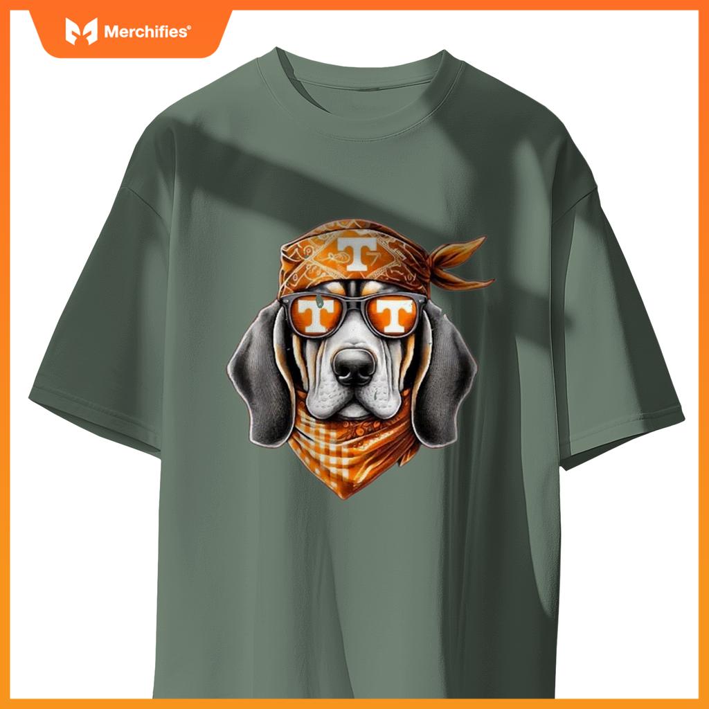 Orange Blooded Tennessee Hound Native Home Tn State Pride T-Shirt