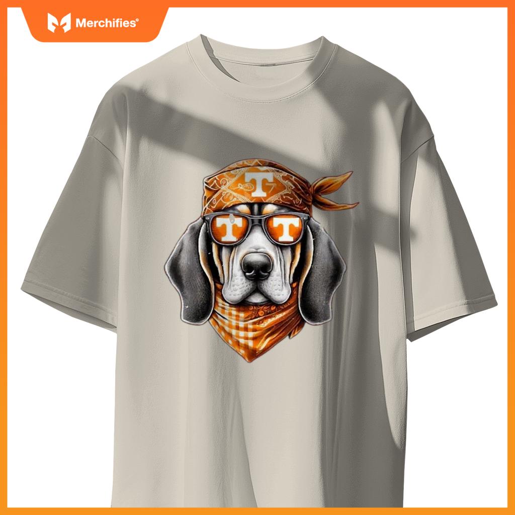 Orange Blooded Tennessee Hound Native Home Tn State Pride T-Shirt