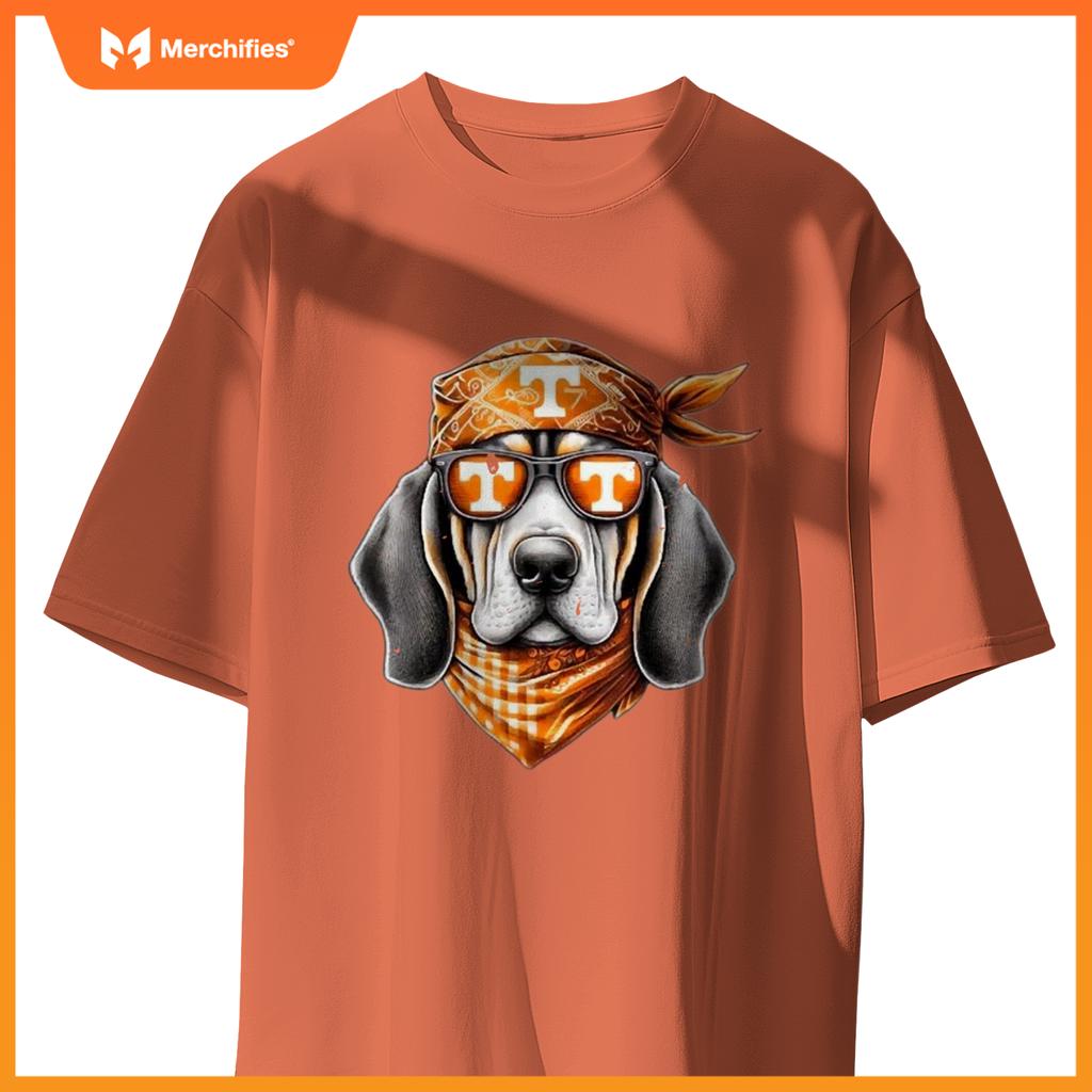 Orange Blooded Tennessee Hound Native Home Tn State Pride T-Shirt