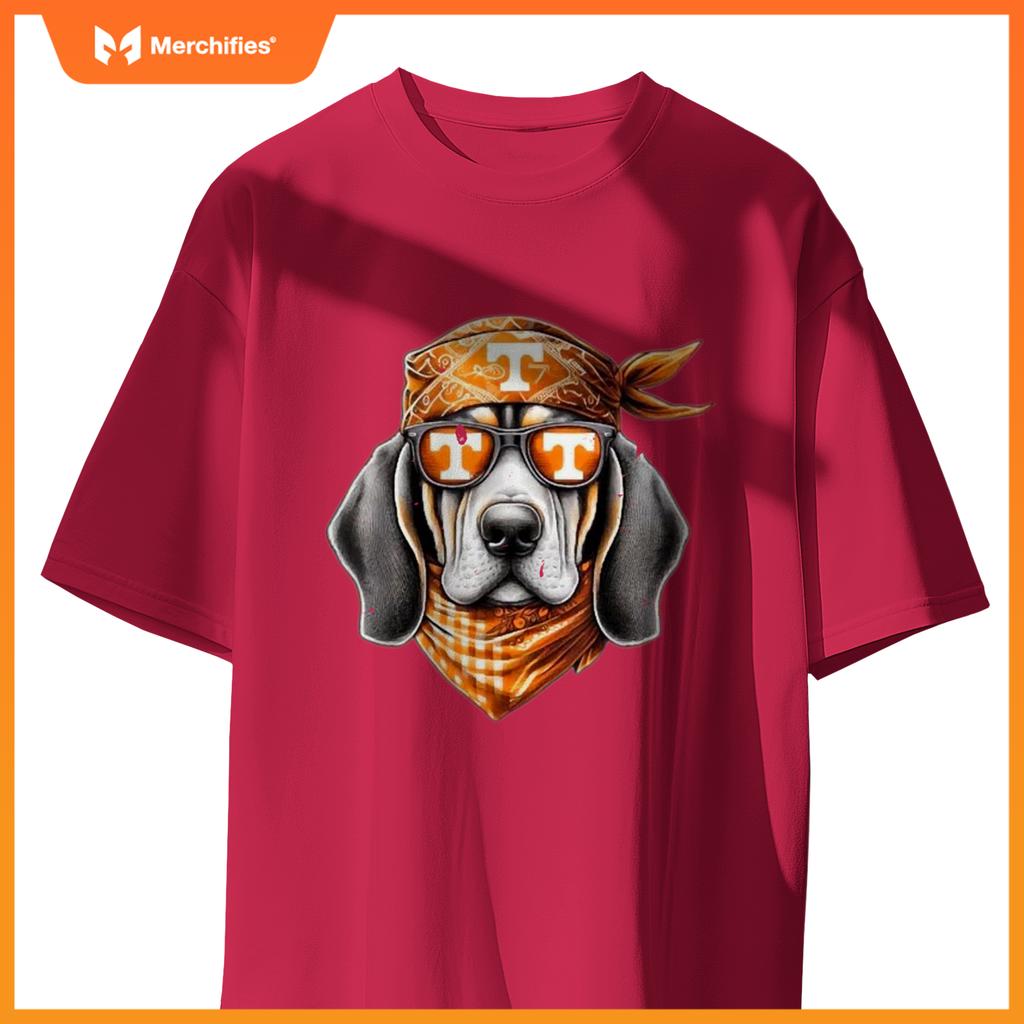 Orange Blooded Tennessee Hound Native Home Tn State Pride T-Shirt