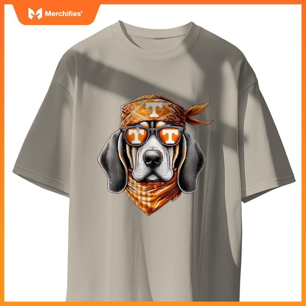 Orange Blooded Tennessee Hound Native Home Tn State Pride T-Shirt