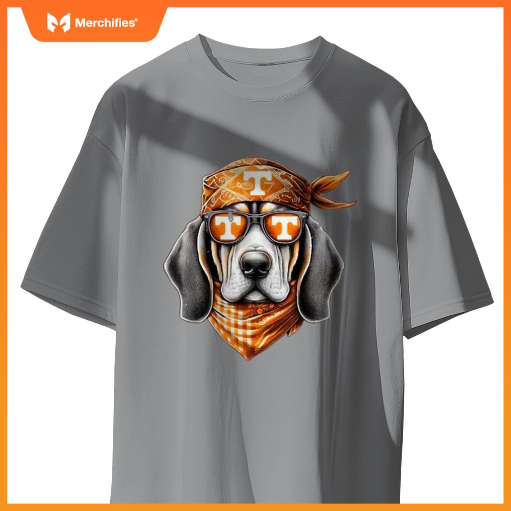 Orange Blooded Tennessee Hound Native Home Tn State Pride T-Shirt