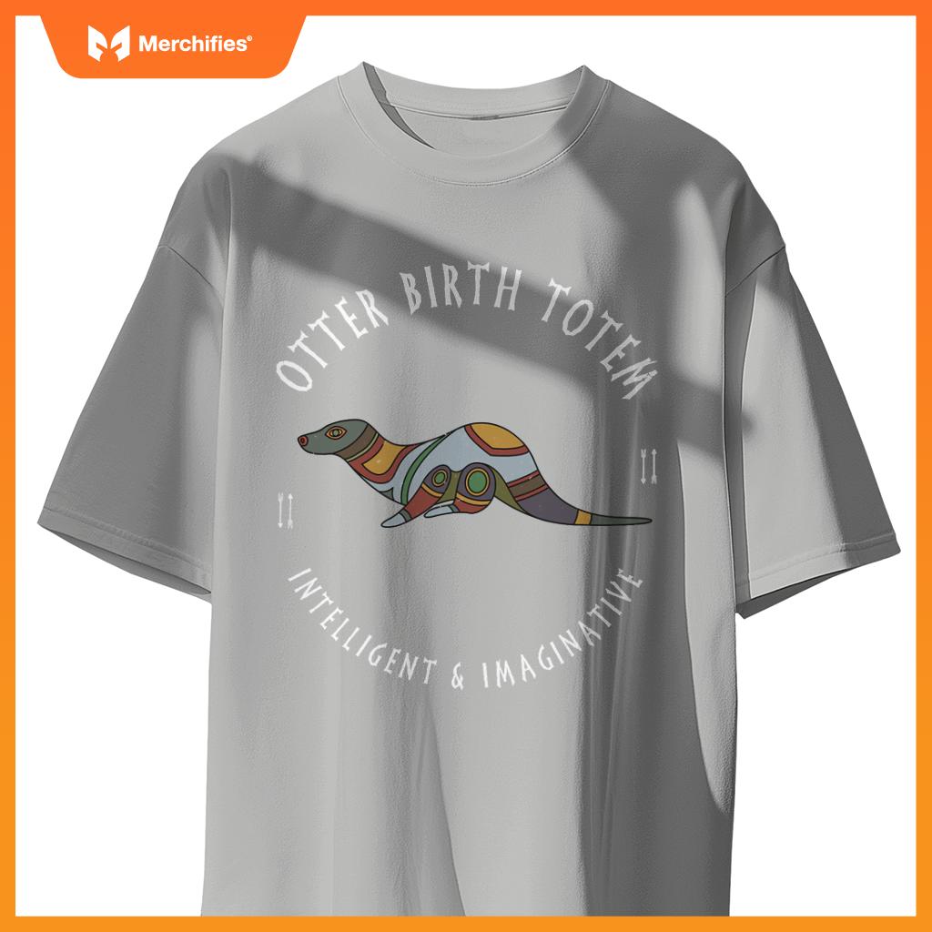 Otter Zodiac Symbol Design  A Native American T-Shirt