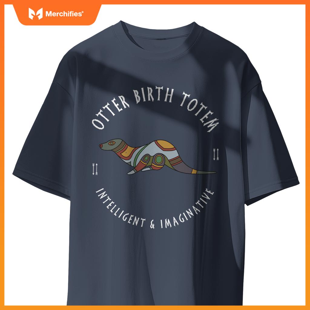 Otter Zodiac Symbol Design  A Native American T-Shirt