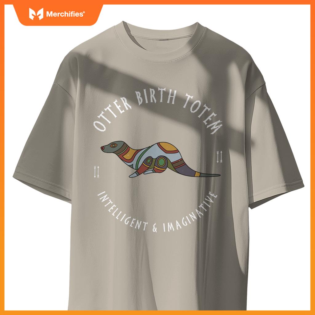 Otter Zodiac Symbol Design  A Native American T-Shirt