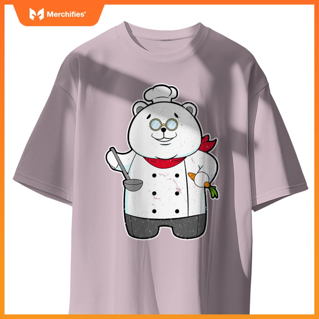Panda Cook Chef Hat Carrot T-Shirt