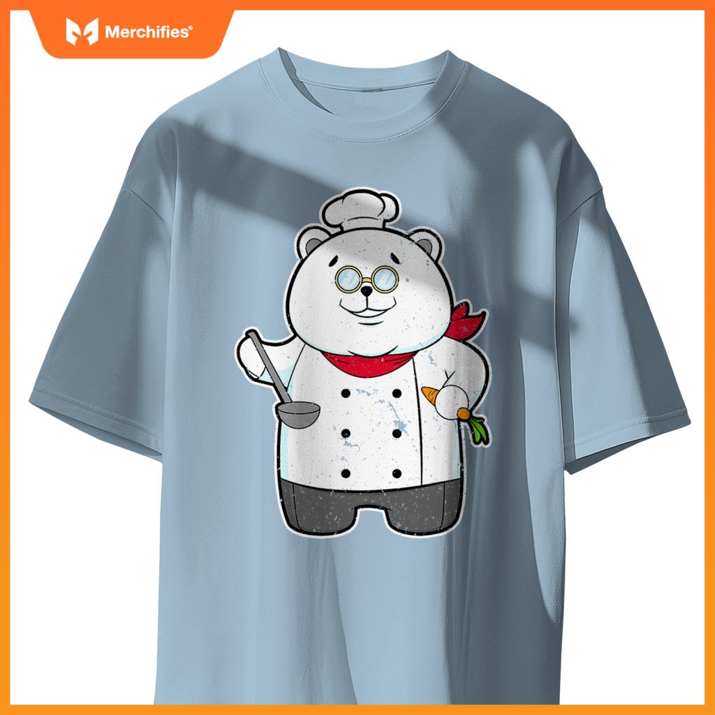 Panda Cook Chef Hat Carrot T-Shirt