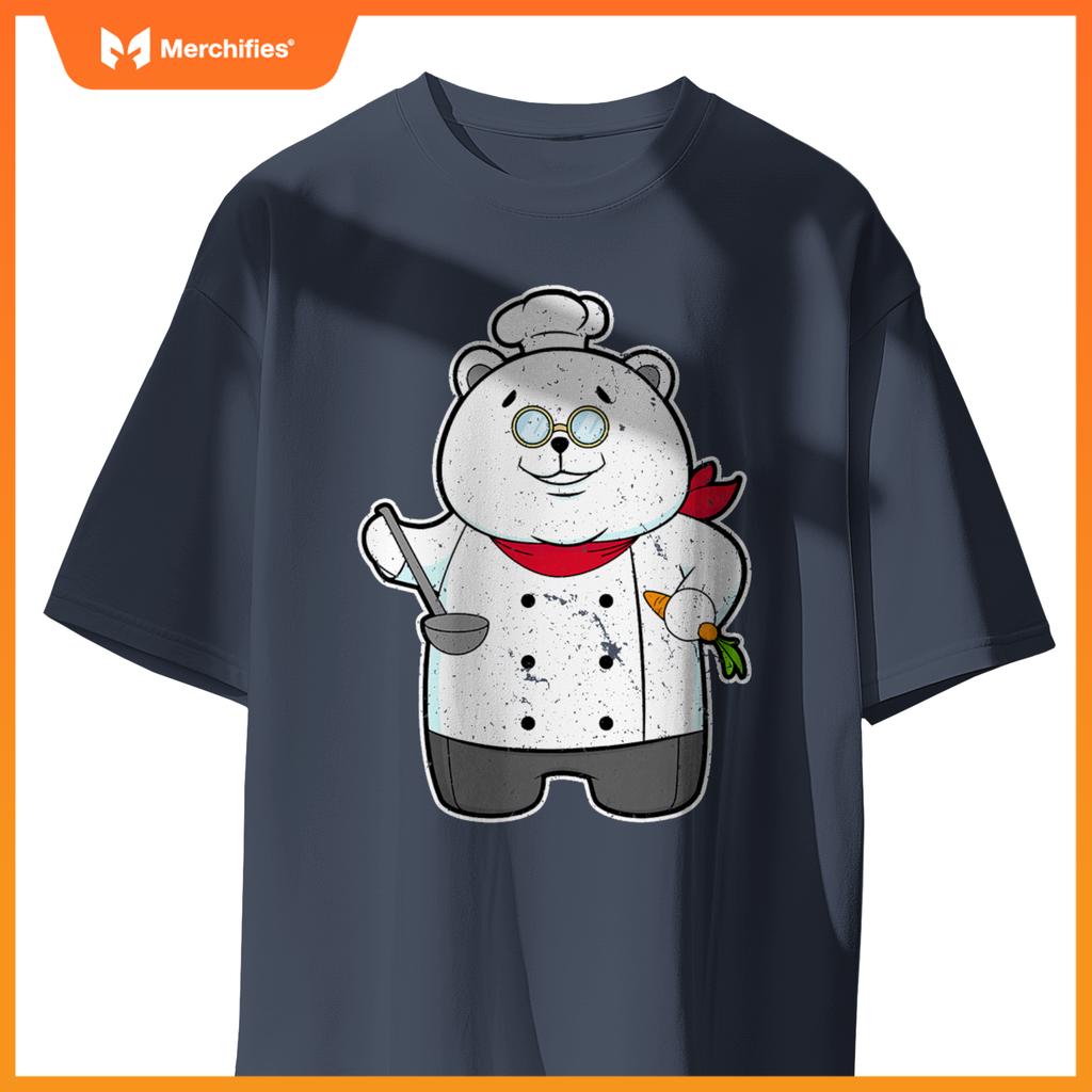 Panda Cook Chef Hat Carrot T-Shirt