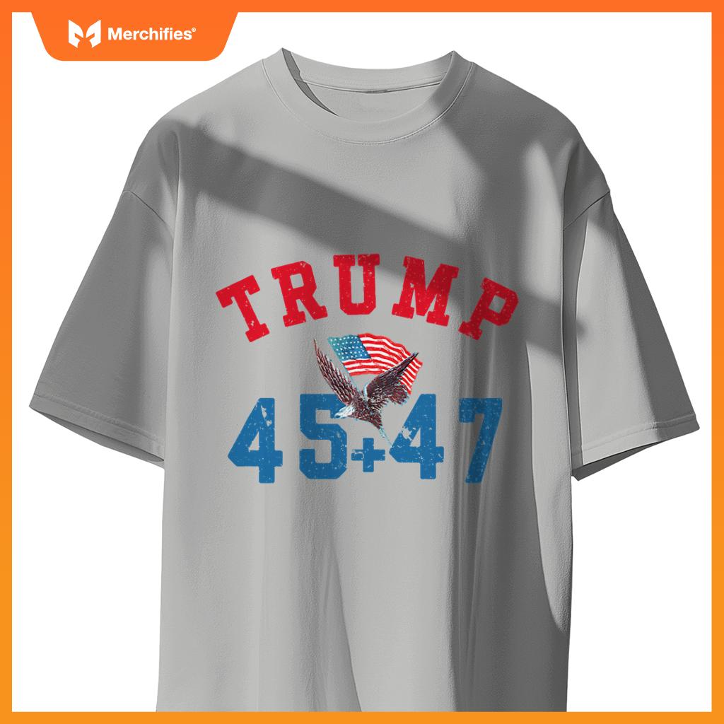 Patriotic trump won 45 and 47 victory winner trump wins T-Shirt