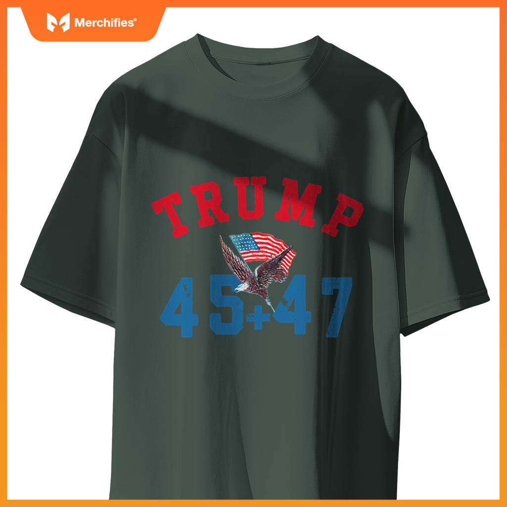 Patriotic trump won 45 and 47 victory winner trump wins T-Shirt