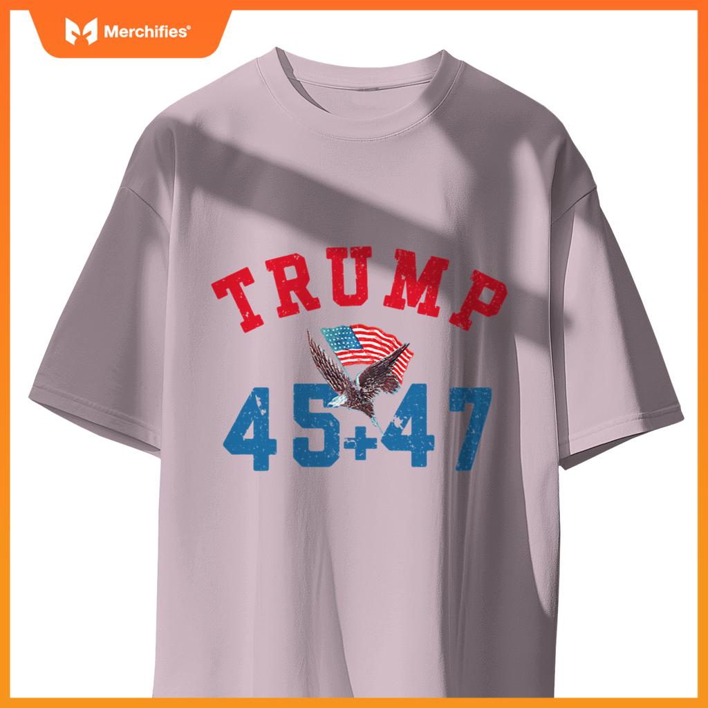 Patriotic trump won 45 and 47 victory winner trump wins T-Shirt