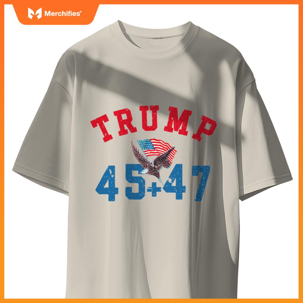 Patriotic trump won 45 and 47 victory winner trump wins T-Shirt