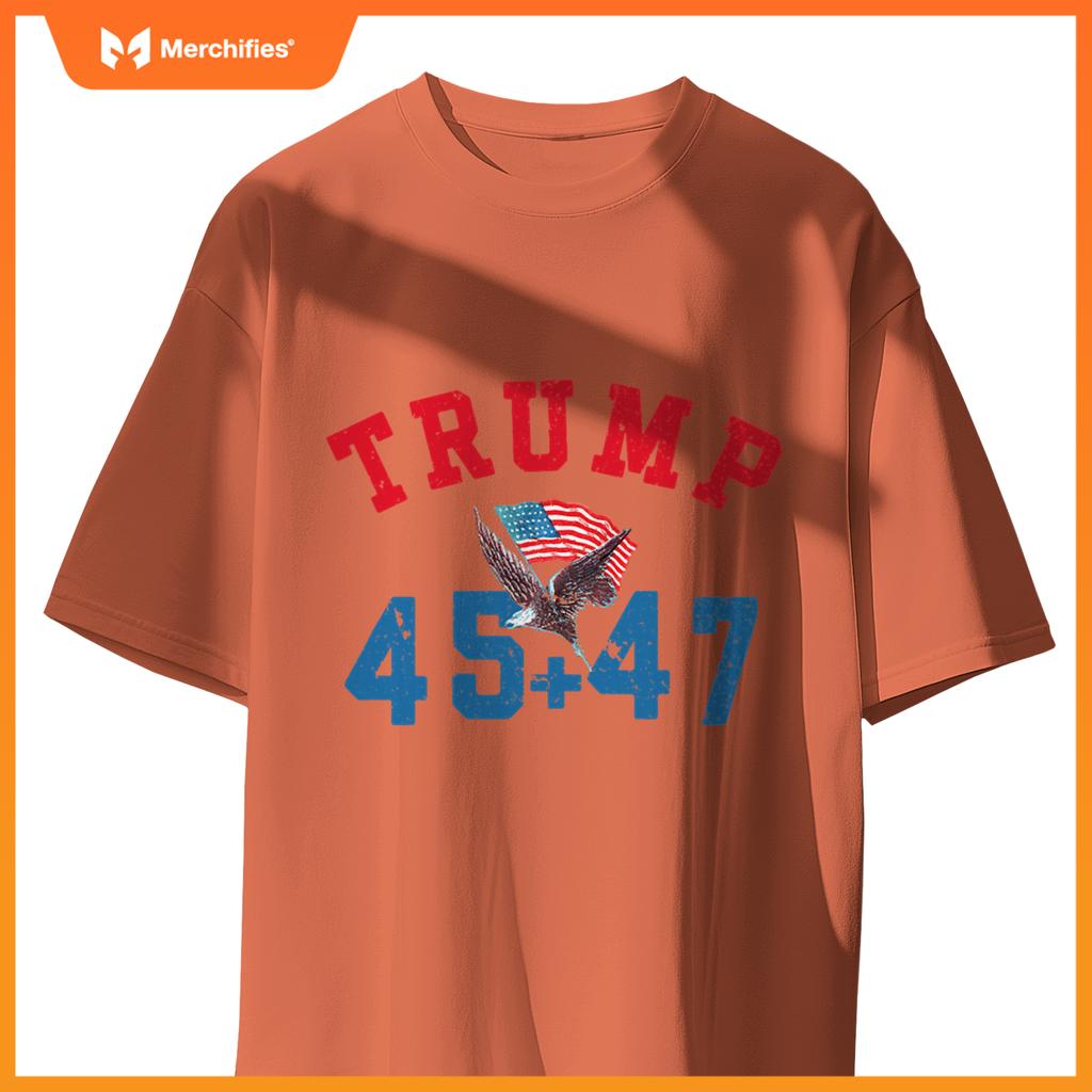 Patriotic trump won 45 and 47 victory winner trump wins T-Shirt